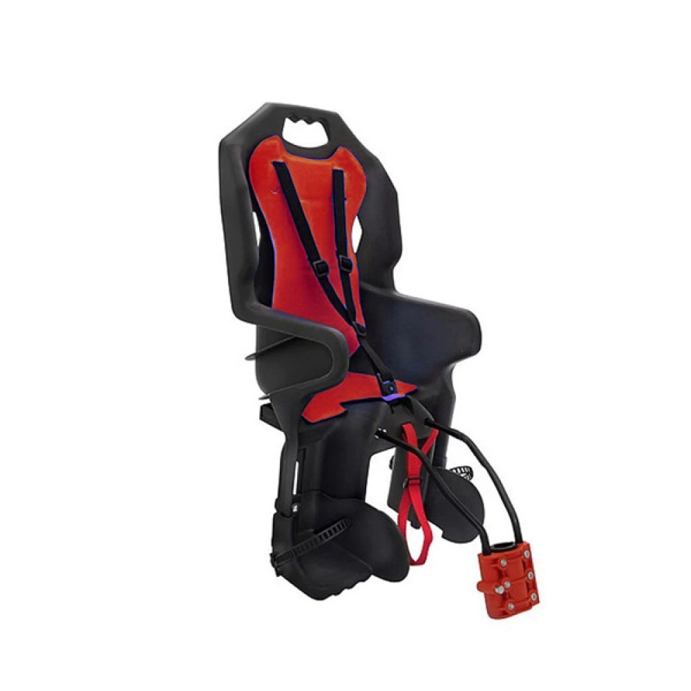 Cadeirinha Criança Bicicleta Polistar Dusk FF Cinto Vermelho