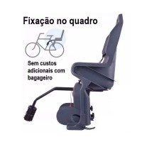 Cadeirinha Criança Bicicleta Polistar Dusk FF Cinto Vermelho