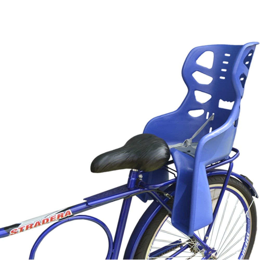 Cadeirinha Crianca Traseira Bagageiro Carona Bike Azul Cadeirinha Crianca Traseira Bagageiro Carona Bike Azul