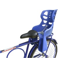 Cadeirinha Crianca Traseira Bagageiro Carona Bike Azul