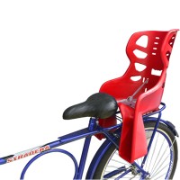 Cadeirinha Crianca Traseira Bagageiro Carona Bike Vermelho