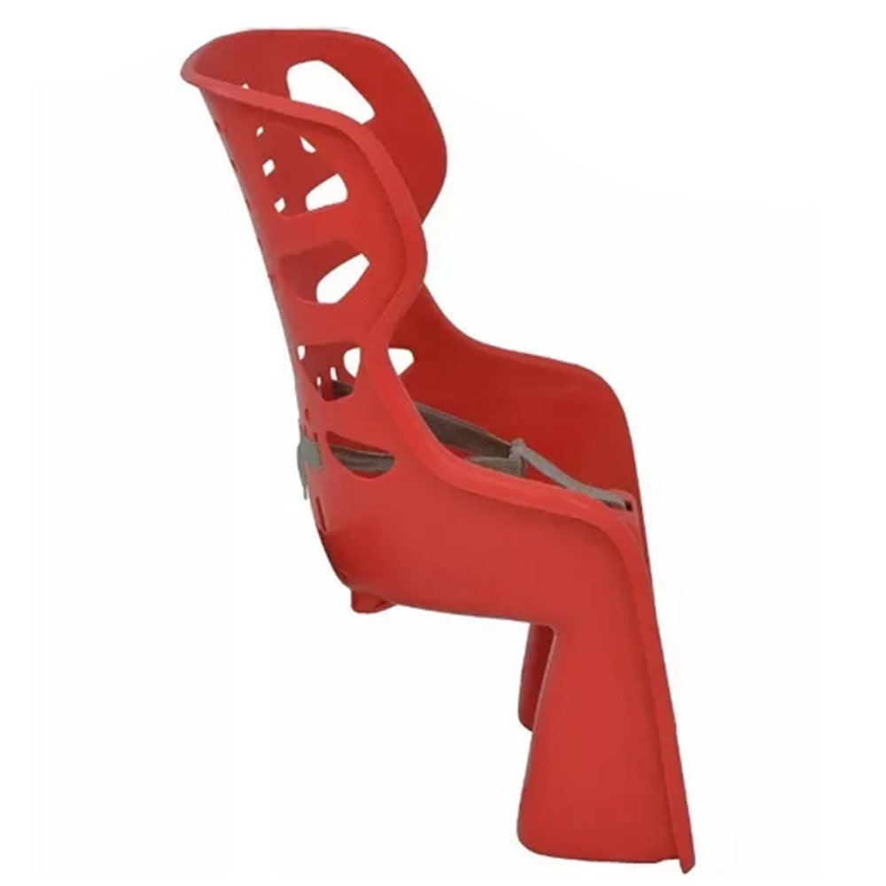 Cadeirinha Crianca Traseira Bagageiro Carona Bike Vermelho Cadeirinha Crianca Traseira Bagageiro Carona Bike Vermelho