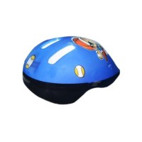 Kit Capacete Cotoveleira Joelheira Infantil Bike Skate Azul