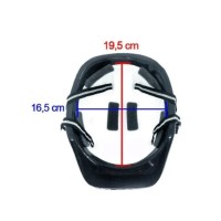 Kit Capacete Cotoveleira Joelheira Infantil Bike Skate Azul