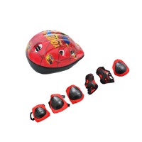 Kit Capacete Cotoveleira Joelheira Infantil Bike Skate Cores