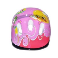 Kit Capacete Cotoveleira Joelheira Infantil Bike Skate Rosa