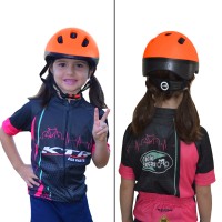 Capacete Ciclismo bike Infantil Baby C/ Regulador Laranja