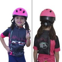 Capacete Ciclismo Bike Infantil Baby C/ Regulador Pink