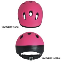 Capacete Ciclismo Bike Infantil Baby C/ Regulador Pink