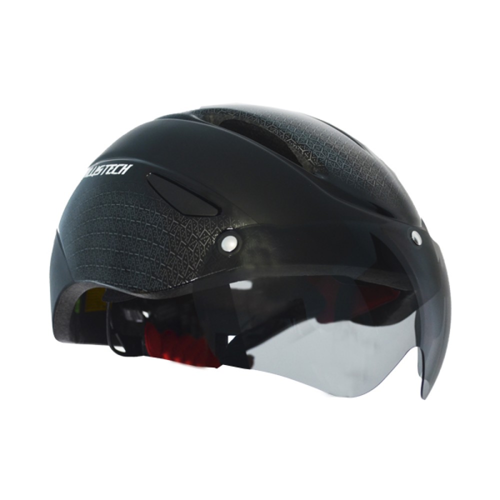 Capacete Ciclismo Adulto Ballistech WT-018 C/ Óculos Preto