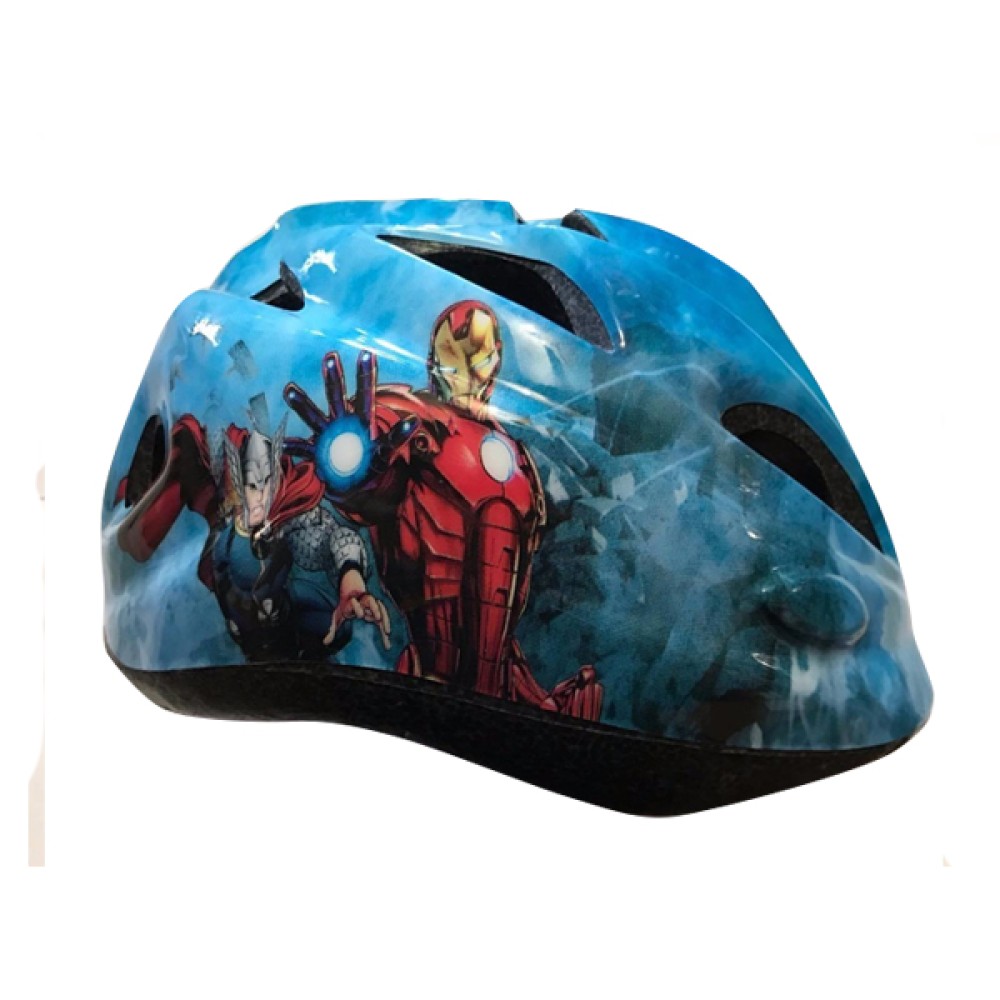 Capacete Ciclismo Infantil Avengers Vingadores Médio Regulagem