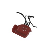 Cadeirinha Criança Cadeira Bicicleta Baby Stilo Vermelho