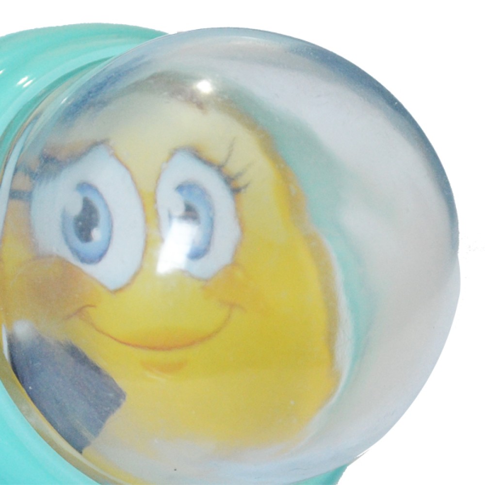 Buzina Fon-fon Kids Emoticon Sorriso Verde Água Buzina Fon-fon Kids Emoticon Sorriso Verde Água