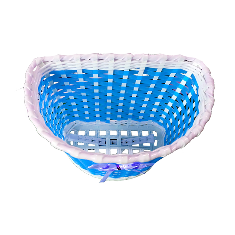 Cesta Bicicleta 16 Infantil Plastica Lacinho Azul C/ Branco Cesta Bicicleta 16 Infantil Plastica Lacinho Azul C/ Branco