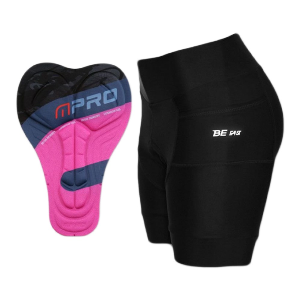 Bermuda Ciclista Be Fast PRO Gel D80 Feminina Tam. M Preto