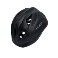 Capacete Ciclismo Bike Infantil Kids Fosco Preto Carbono