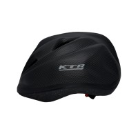 Capacete Ciclismo Bike Infantil Kids Fosco Preto Carbono