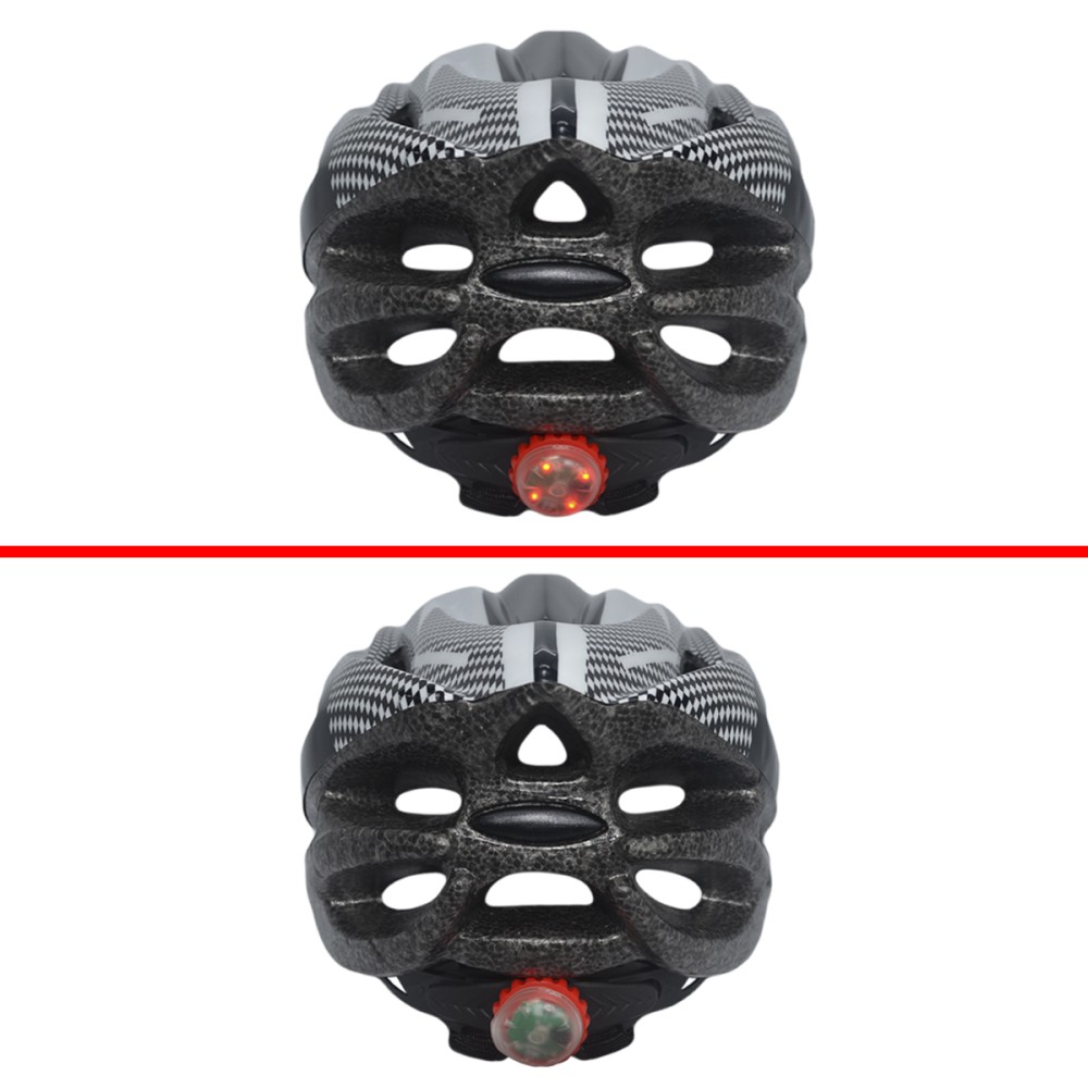 Capacete Ciclismo Element DG-024 C/ Led Adulto Grande Branco Capacete Ciclismo Element DG-024 C/ Led Adulto Grande Branco