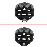 Capacete Ciclismo Element DG-015 C/ Led Adulto Grande Verde