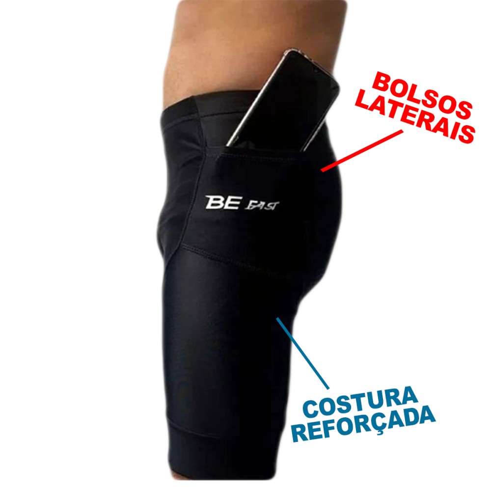 Bermuda Ciclista Be Fast JET D40 Masculina Tam. XG Preto Bermuda Ciclista Be Fast JET D40 Masculina Tam. XG Preto