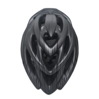 Capacete Ciclismo Adulto Runner Line Grande Preto C/ Grafite