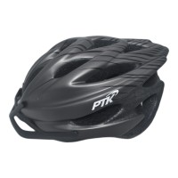 Capacete Ciclismo Adulto Runner Line Grande Preto C/ Grafite