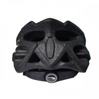 Capacete Ciclismo Adulto Runner Line Grande Preto C/ Grafite