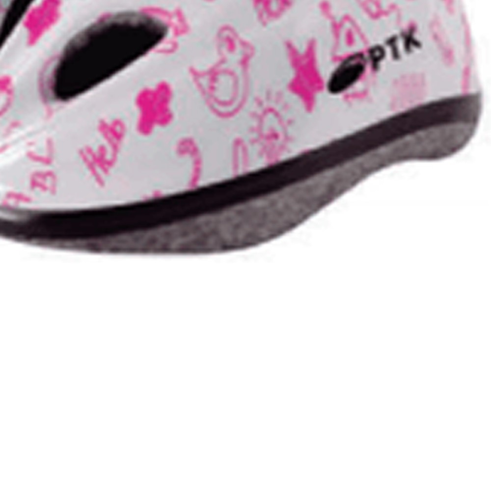 Capacete Ciclismo Infantil Kids Diversao Branco Com Lilas Capacete Ciclismo Infantil Kids Diversao Branco Com Lilas