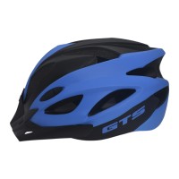 Capacete Ciclismo GTS GWT-012 Super Led Adulto Grande Azul