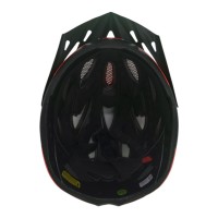 Capacete Ciclismo GTS GWT-012 Super Led Adulto Médio Vermelho
