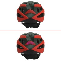Capacete Ciclismo GTS GWT-012 Super Led Adulto Médio Vermelho