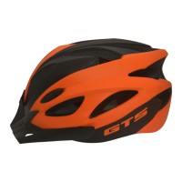 Capacete Ciclismo GTS GWT-012 Super Led Adulto Grande Laranja
