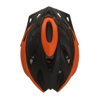 Capacete Ciclismo GTS GWT-012 Super Led Adulto Grande Laranja