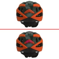 Capacete Ciclismo GTS GWT-012 Super Led Adulto Grande Laranja