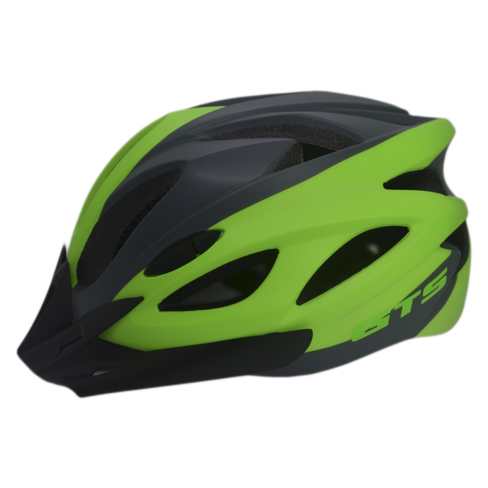 Capacete Ciclismo GTS GWT-012 Super Led Adulto Grande Verde