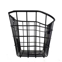 Cesta Cestinha Bicicleta 24/26 Aramada Reforçada Retrô Preto