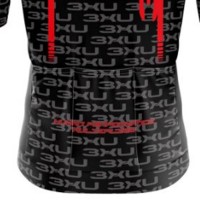 Camisa Ciclismo Refactor Adam Tam. G Preto C/ Vermelho