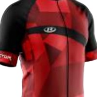 Camisa Ciclismo Refactor Abstract Tam. G Azul C/ Preto