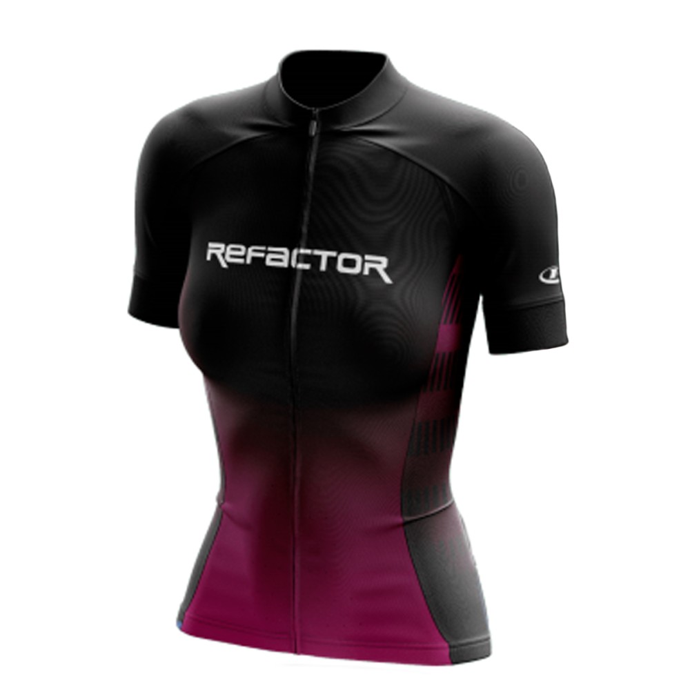 Camisa Ciclismo Refactor Universe Tam. P Rosa