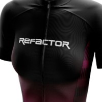 Camisa Ciclismo Refactor Universe Tam. P Rosa