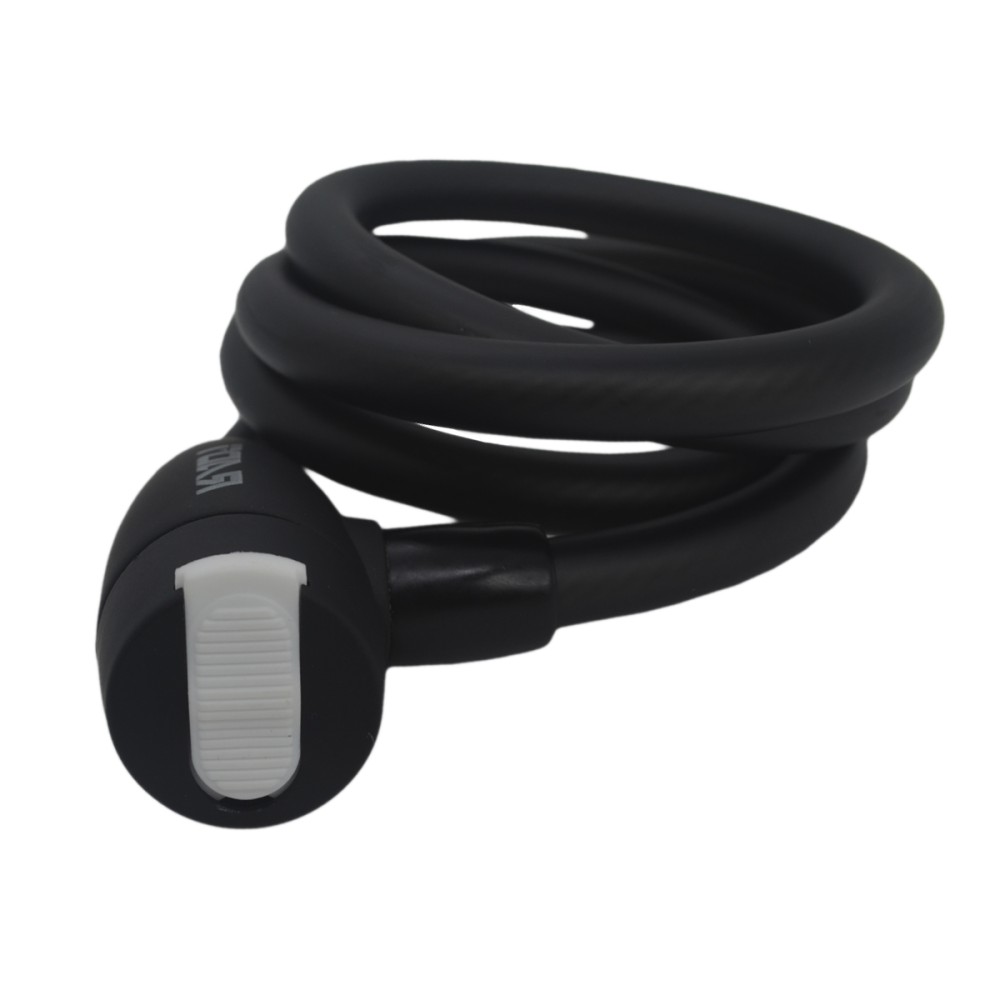 Cadeado Cabo Aço 1,2mx12mm Concept Luxo C/ Tampa Chave Preto Cadeado Cabo Aço 1,2mx12mm Concept Luxo C/ Tampa Chave Preto
