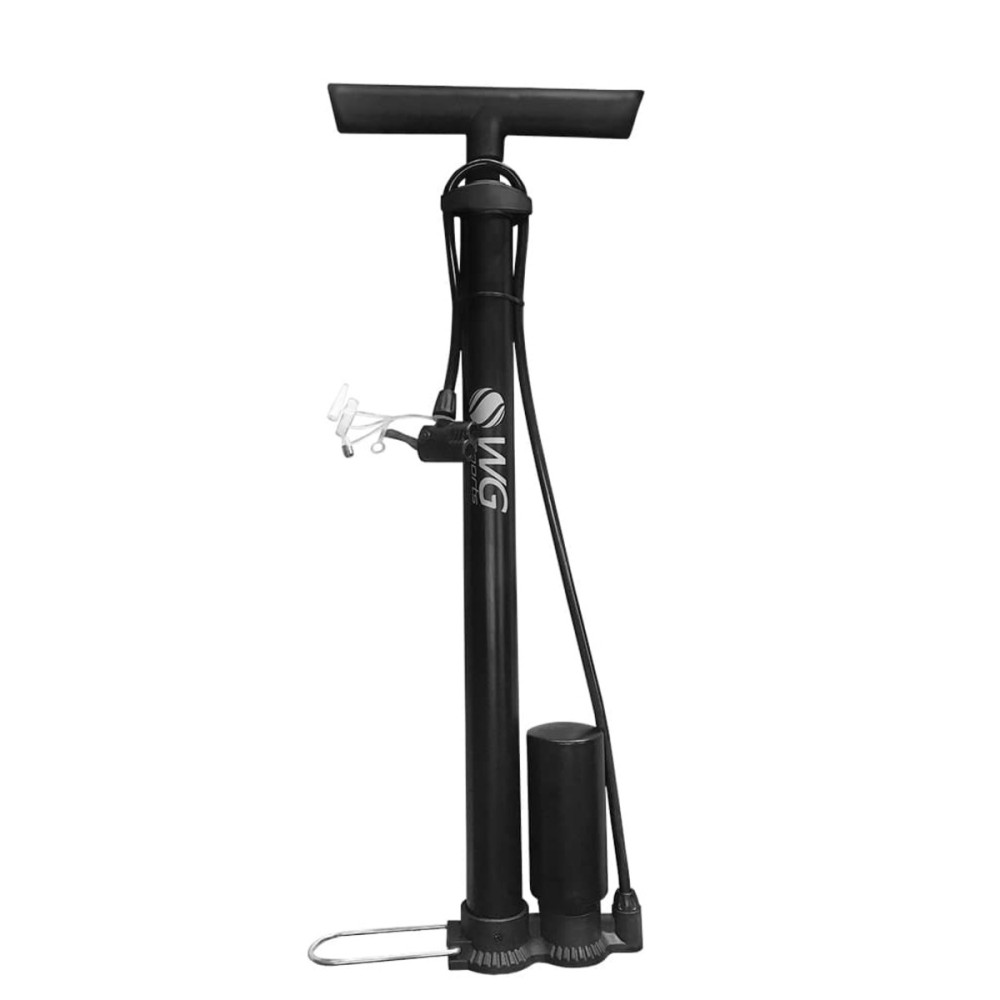 Bomba Oficina Aço Grande 37x590mm C/ Tank Reservatorio Preto