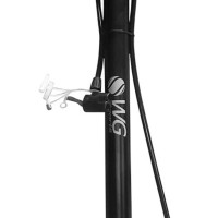 Bomba Oficina Aço Grande 37x590mm C/ Tank Reservatorio Preto
