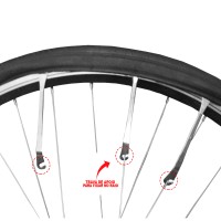 Espatula Aço Bicicleta Tirar Pneus Reta KL9720A 3pcs