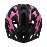 Capacete Ciclismo Adulto RAD7 Concept Led Preto Rosa