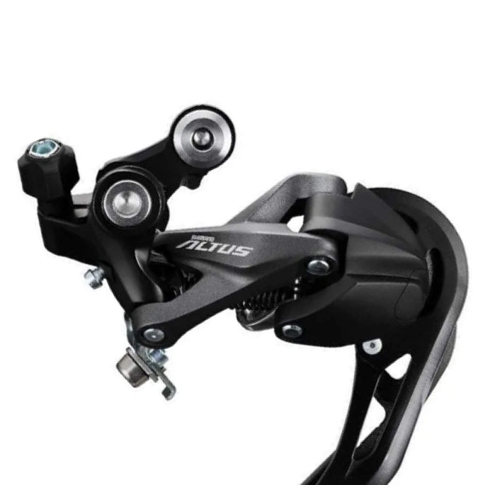 Cambio Traseiro MTB Aluminio Altus RD-M2000 SGS 9v Preto Cambio Traseiro MTB Aluminio Altus RD-M2000 SGS 9v Preto