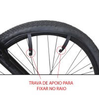 Espatula Nylon Tirar Pneus Bicicleta Curva TR001 2pcs