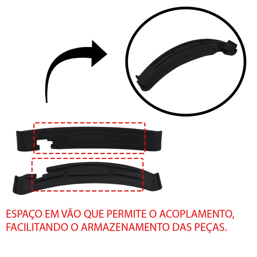 Espatula Nylon Tirar Pneus Bicicleta Curva TR001 2pcs Espatula Nylon Tirar Pneus Bicicleta Curva TR001 2pcs