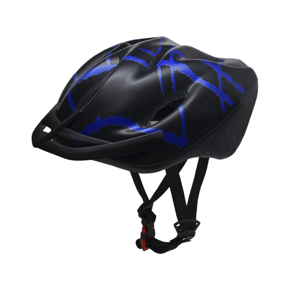 Capacete Ciclismo Bike Adulto Podium Grande Preto Azul