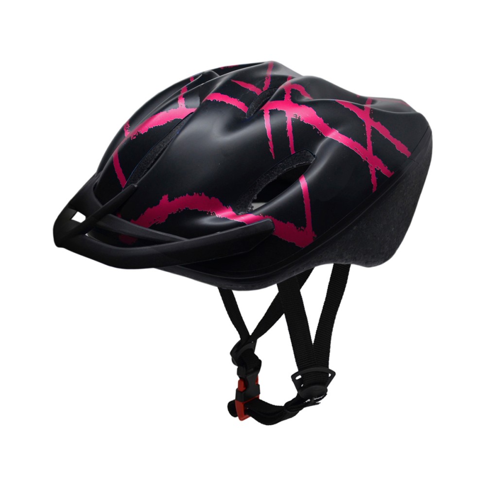 Capacete Ciclismo Bike Adulto Podium Grande Preto Rosa